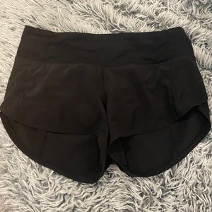 Black lulu lemon shorts SIZE 2